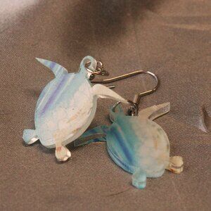 Sea turtle earrings